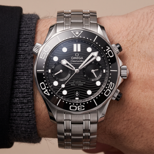 Seamaster Diver 300M Black Dial Stainless Steel Men's Watch