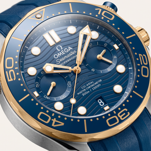 Seamaster Diver 300M Deep Blue Dial Gold Bi-Color Automatic Watch 210.22.44.51.03.001