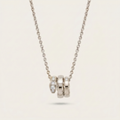 Serpenti Pavé Diamonds Coiled Viper Pendant Necklace
