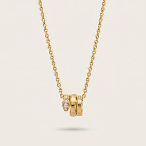 Serpenti Pavé Diamonds Coiled Viper Pendant Necklace