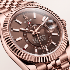Sky-Dweller Everose Advanced Dual Time With Annual Calendar Display Men’s Watch