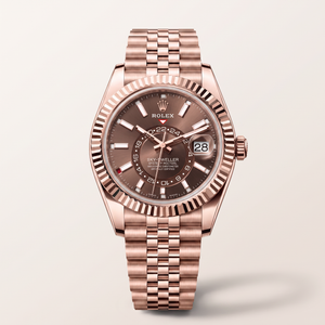 Sky-Dweller Everose Advanced Dual Time With Annual Calendar Display Men’s Watch