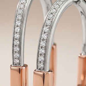 T Lock Extra Large Hoop Earrings