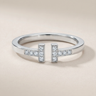T Open Square Pavé Bracelet