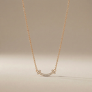 T Small Diamond Pavé Pendant Necklace