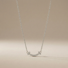T Small Diamond Pavé Pendant Necklace