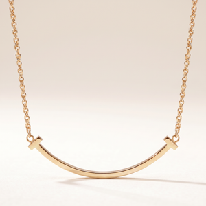 T Smile Pendant Necklace