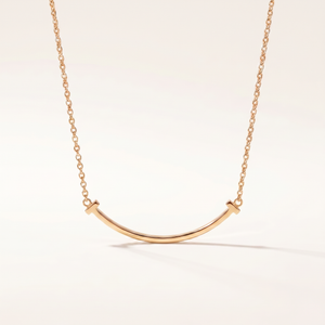 T Smile Pendant Necklace