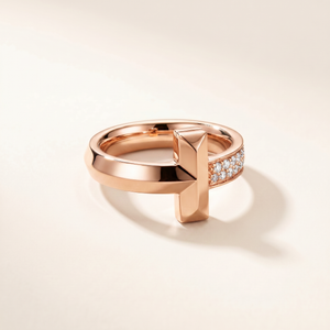 T1 Sparkle Pavé Diamonds  Band Ring