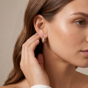 Trinity Pavé Diamonds Earrings