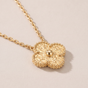 Vintage Alhambra 1  Guilloché  Motif Necklace