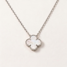 Vintage Alhambra 1 Pearl Motif Necklace
