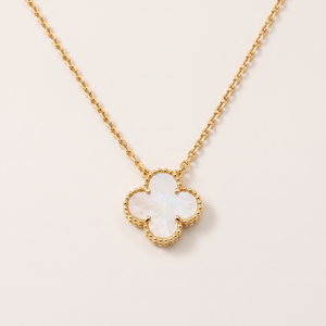 Vintage Alhambra 1 Pearl Motif Necklace