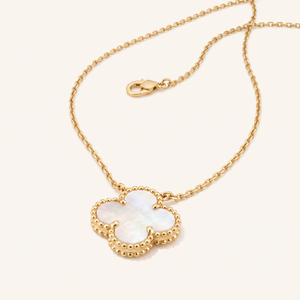 Vintage Alhambra 1 Pearl Motif Necklace
