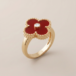 Vintage Alhambra Carnelian Ring