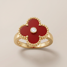 Vintage Alhambra Carnelian Ring