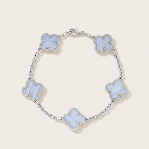 Vintage Alhambra Chalcedony Clover Bracelet