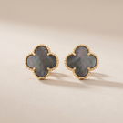 Vintage Alhambra Grey Earrings