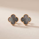Vintage Alhambra Grey Earrings